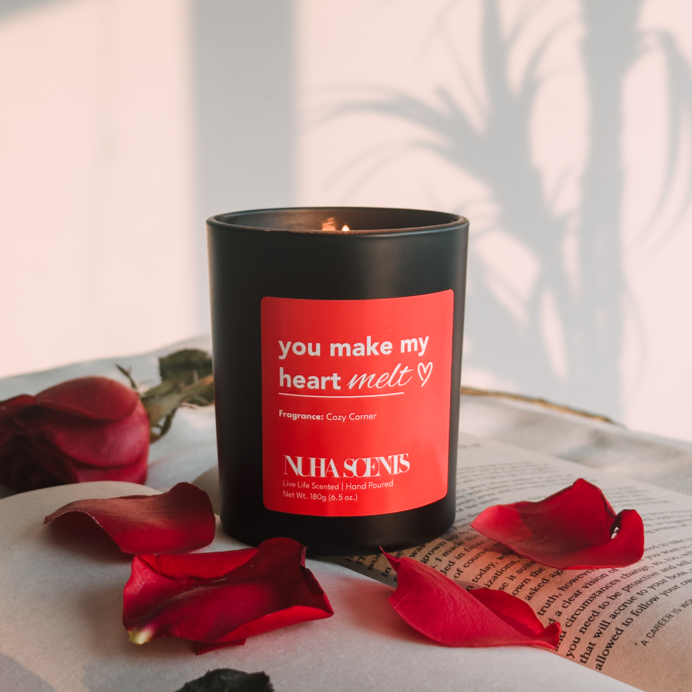 Limited Edition Valentine's Day Scented Candle - Cozy Corner
