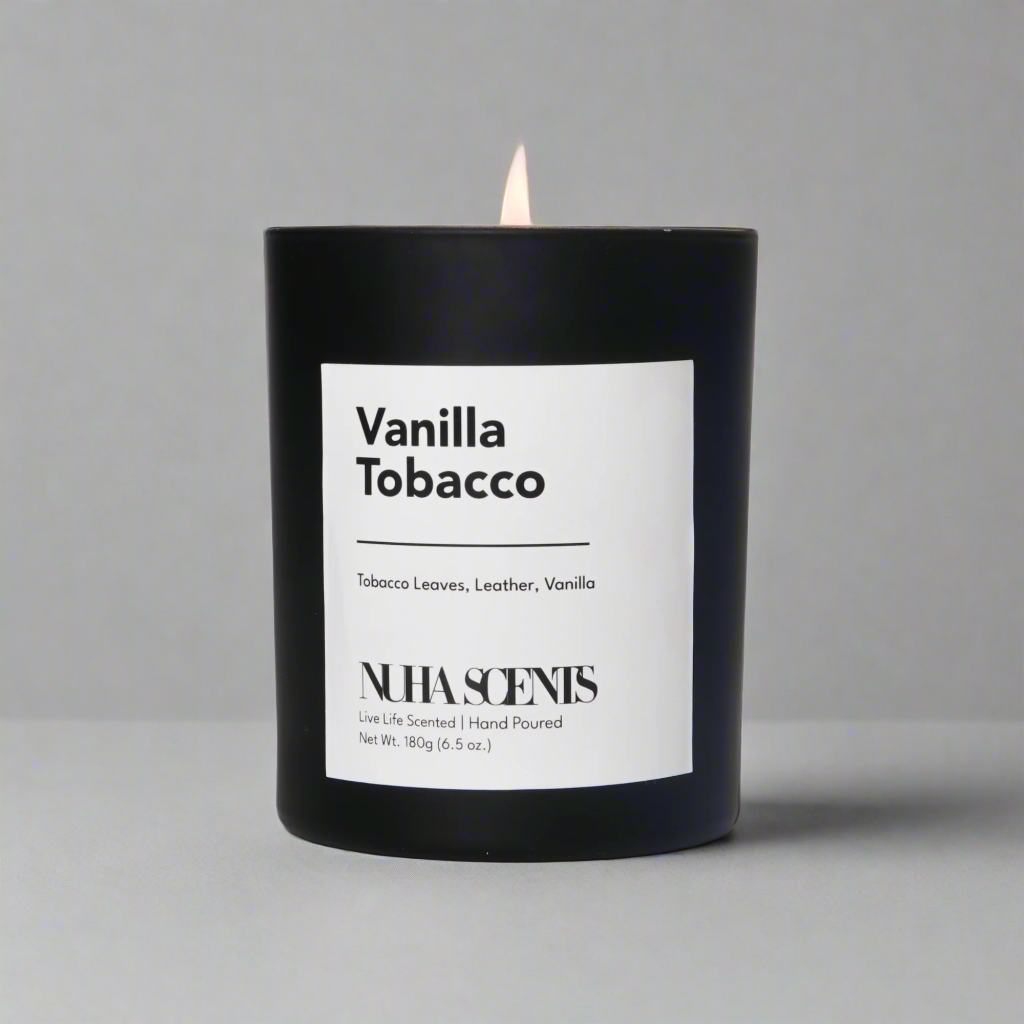 candles that smell like tobacco vanille (Our version) Sample Scent Strip Sweet Top Notes Fir Nuha Scents Candle - Vanilla