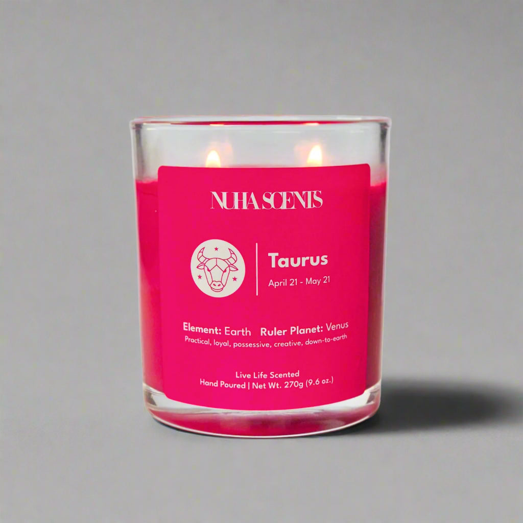 Nuha Scents Candle Horoscope Collection - Taurus