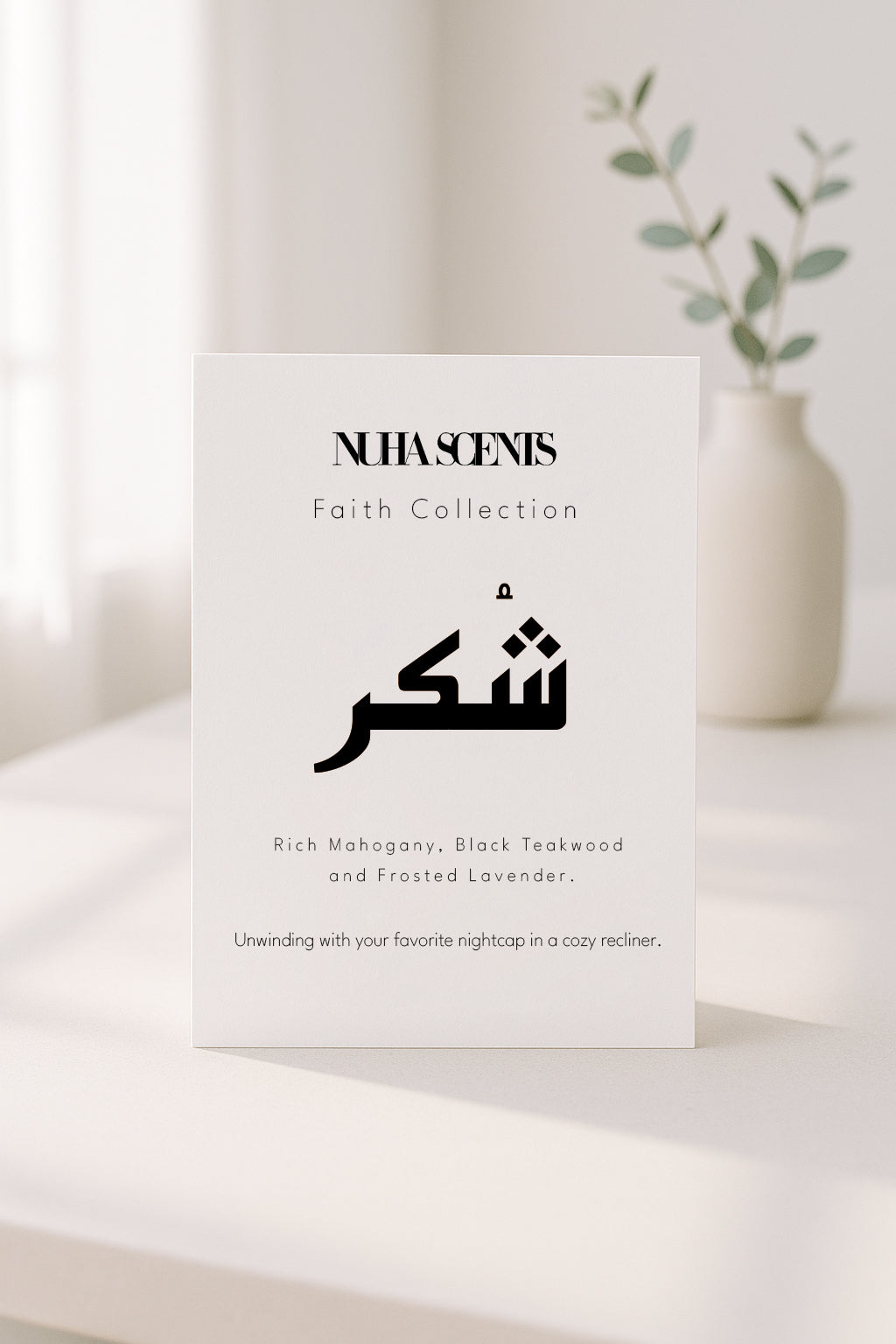 Nuha Scents Faith Collection Scented Candle - Shukr