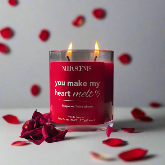 Limited Edition Valentine's Day Scented Candle - Spring Whisper