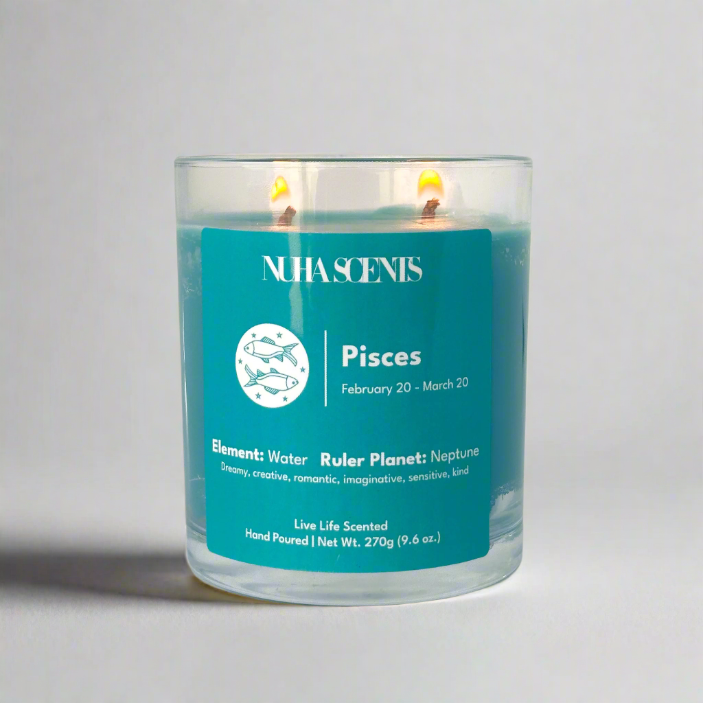 Nuha Scents Candle Horoscope Collection - Pisces