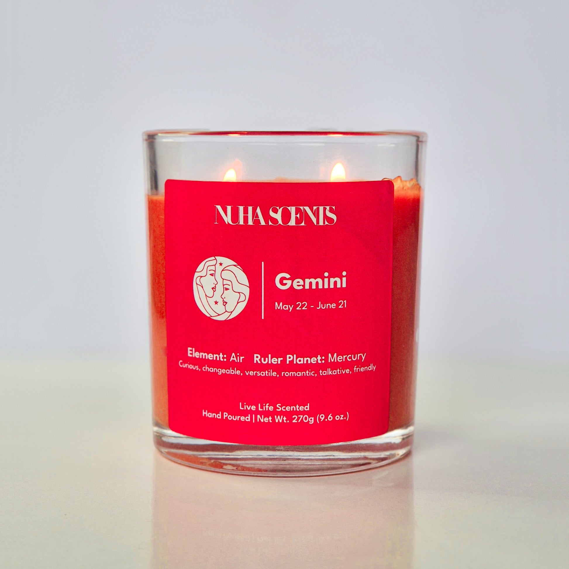 Nuha Scents Candle Horoscope Collection - Gemini