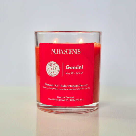 Nuha Scents Candle Horoscope Collection - Gemini